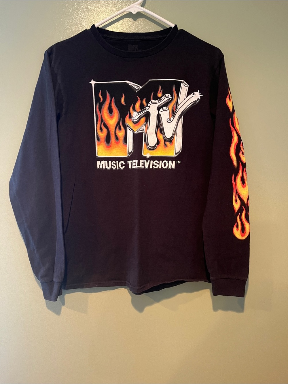 MTV Black Crewneck Tee
